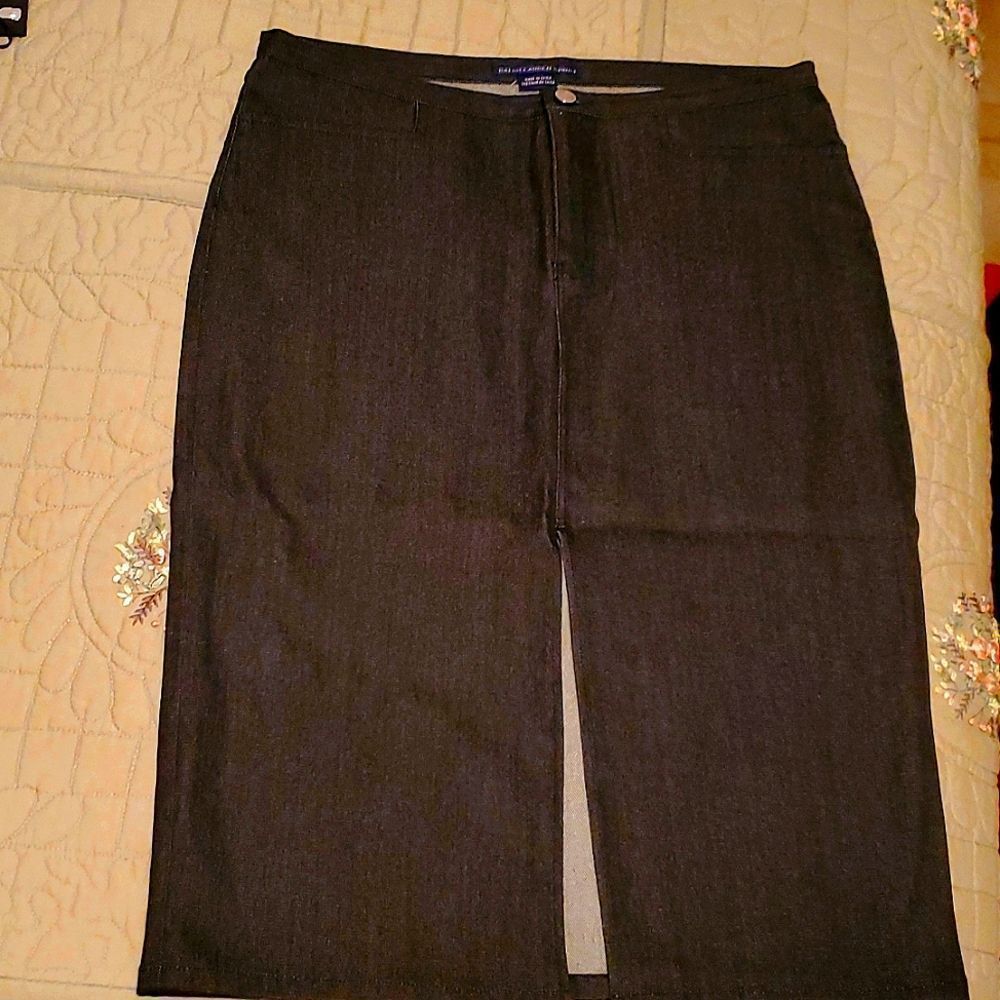 Blue Label Ralph Lauren pencil skirt stretch denim - Picture 5 of 10